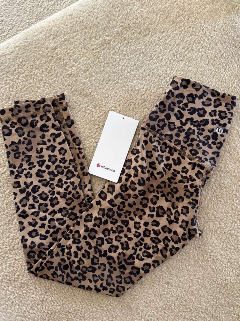 NWT Lululemon No Line Align High-Rise Leopard Print Leggings - Picture 6 of 8